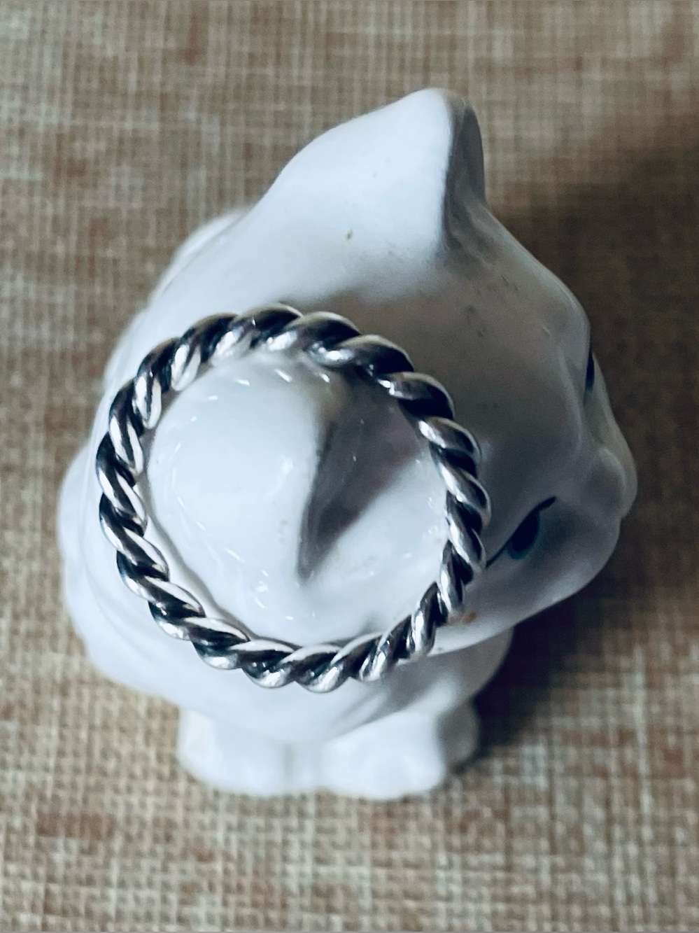 Sterling Silver Cable Ring